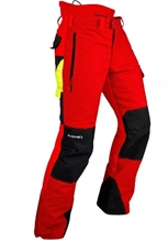 Pantalon anti-coupure rouge Classe 2 Pattones